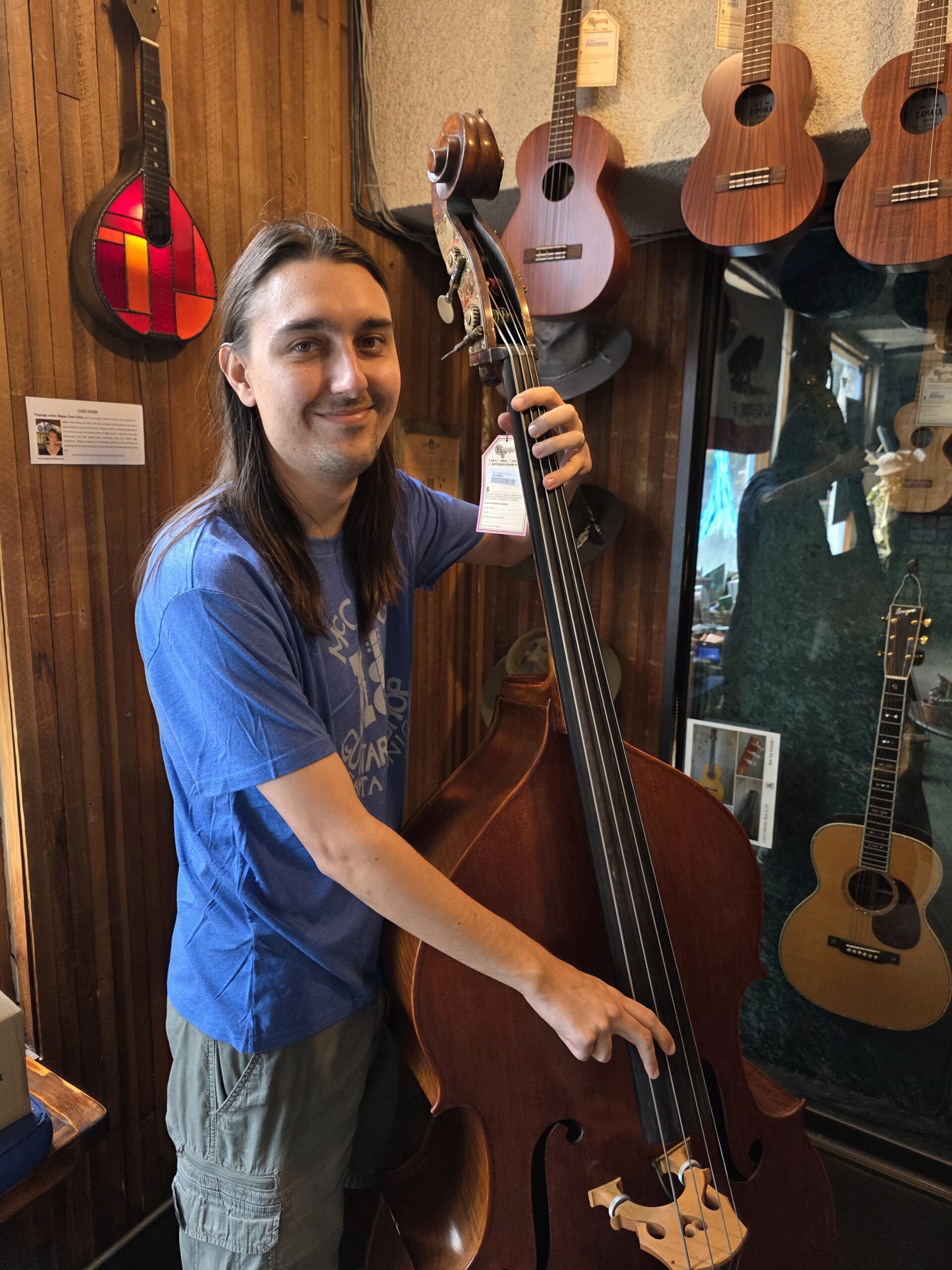 Max Zwarych, electric and upright bass teacher at McCabe's